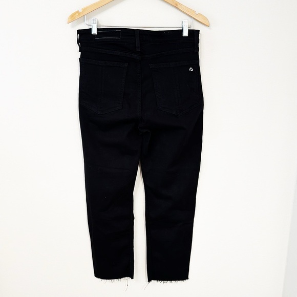 RAG & BONE Black Jeans Nina High-Rise Ankle Cigarette NWOT Size 29 Short - Picture 5 of 9